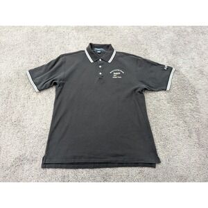 Chestnut Hill Performance Polo Shirt Mens Large AMD‎ Bobcat Design Team
